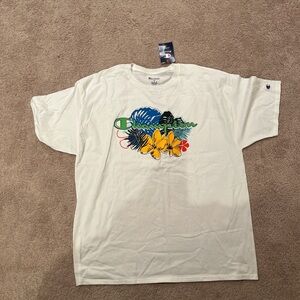 Champion White Men's T-Shirt